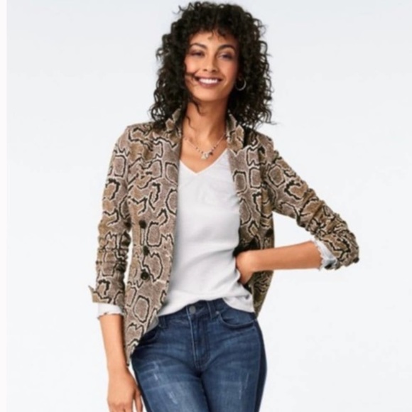 🤎 Cabi Python Blazer, Size: 2 #3733 - Picture 3 of 8